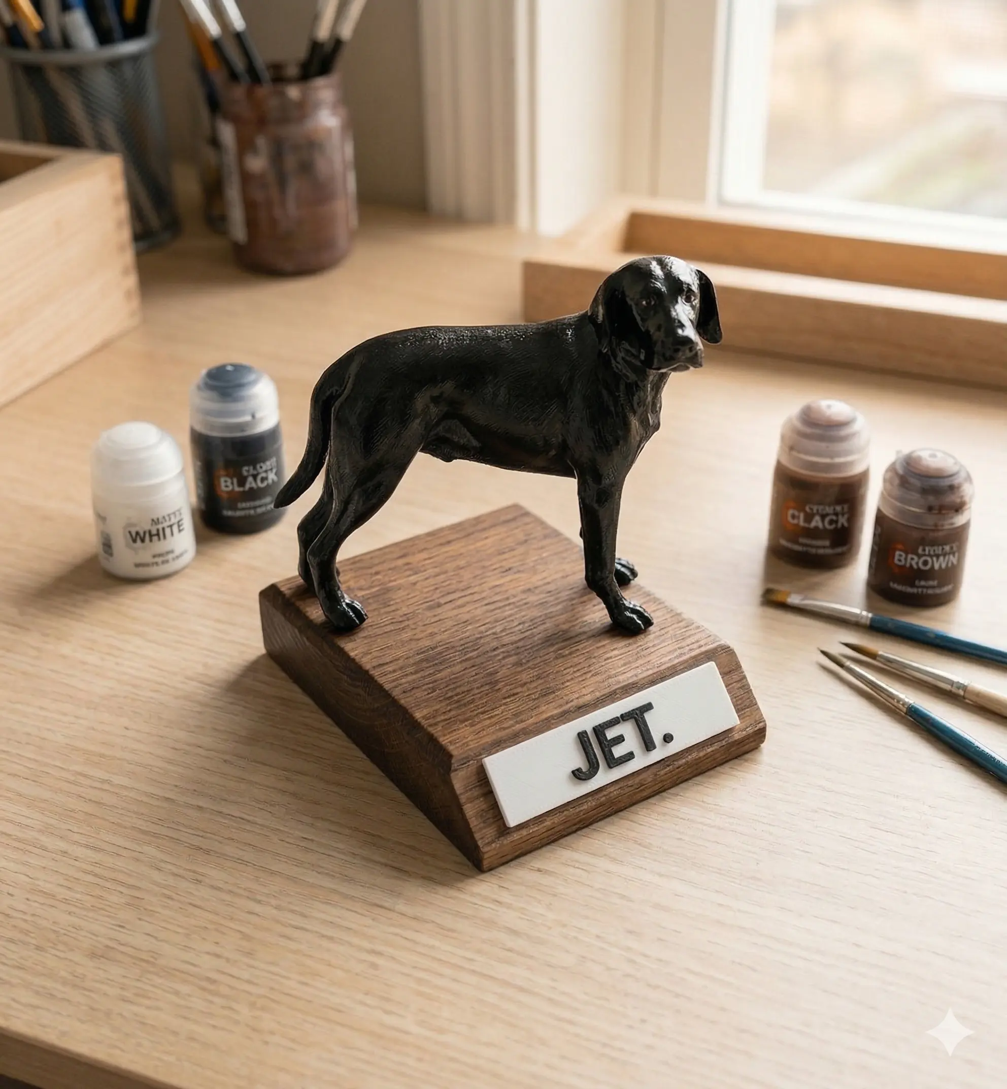 Finished painted figurine